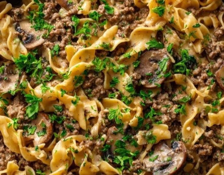 Ground Beef Stroganoff