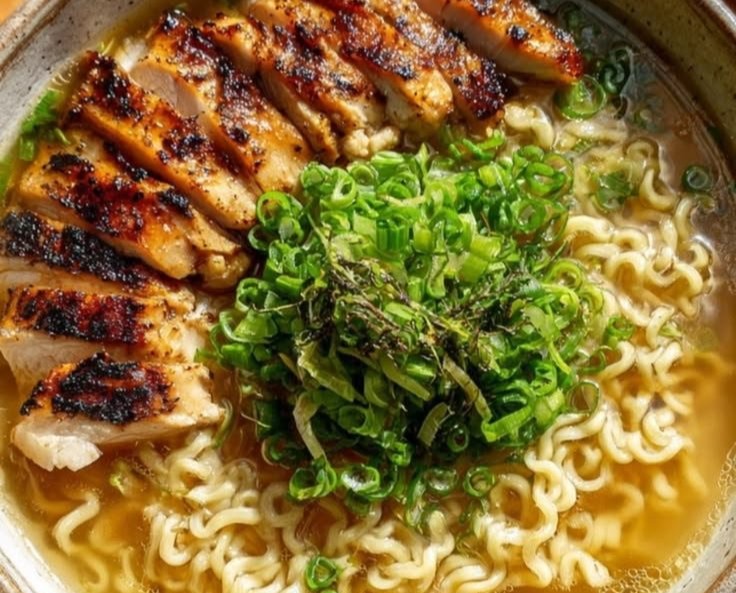 Ginger Garlic Chicken Noodle Soup