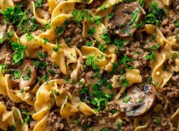 Ground Beef Stroganoff