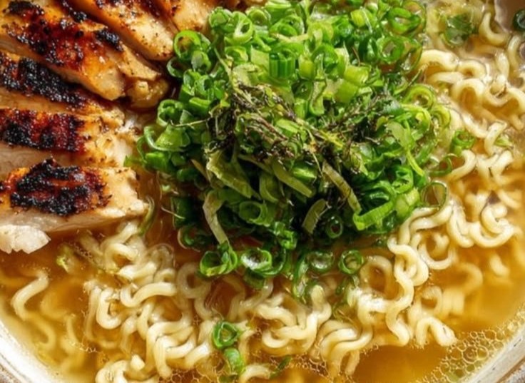 Ginger Garlic Chicken Noodle Soup