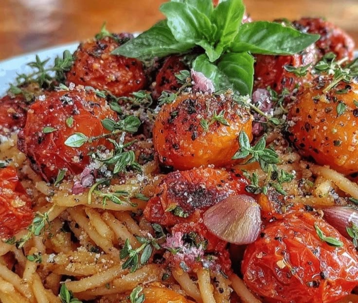 Roasted Cherry Tomato Pasta