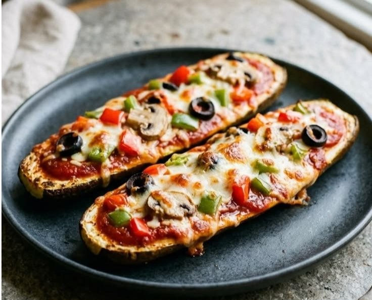 Zucchini Pizza Boats