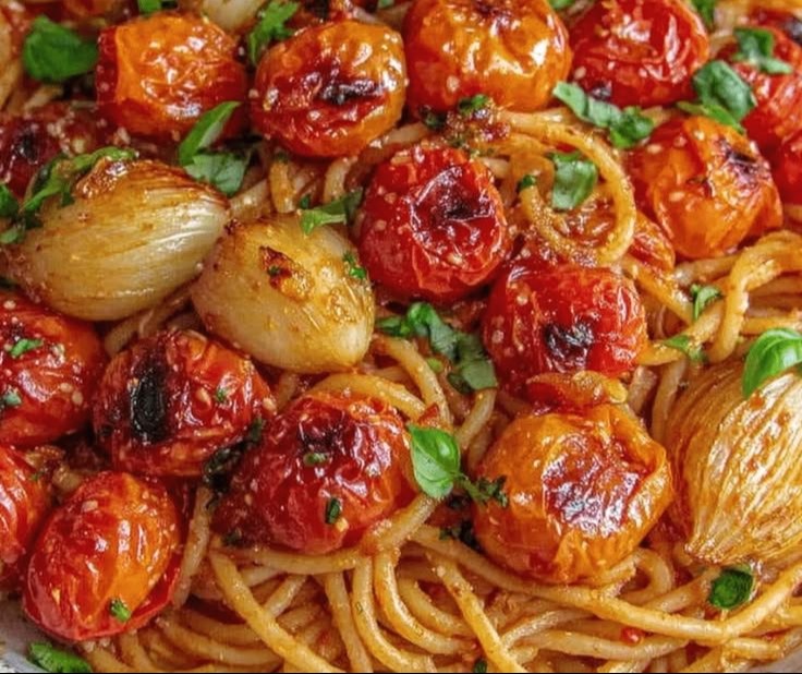 Roasted Cherry Tomato Pasta