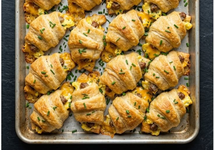 Sausage and Egg Crescent Roll Breakfast