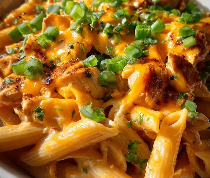 Creamy Cajun Buffalo Chicken Pasta