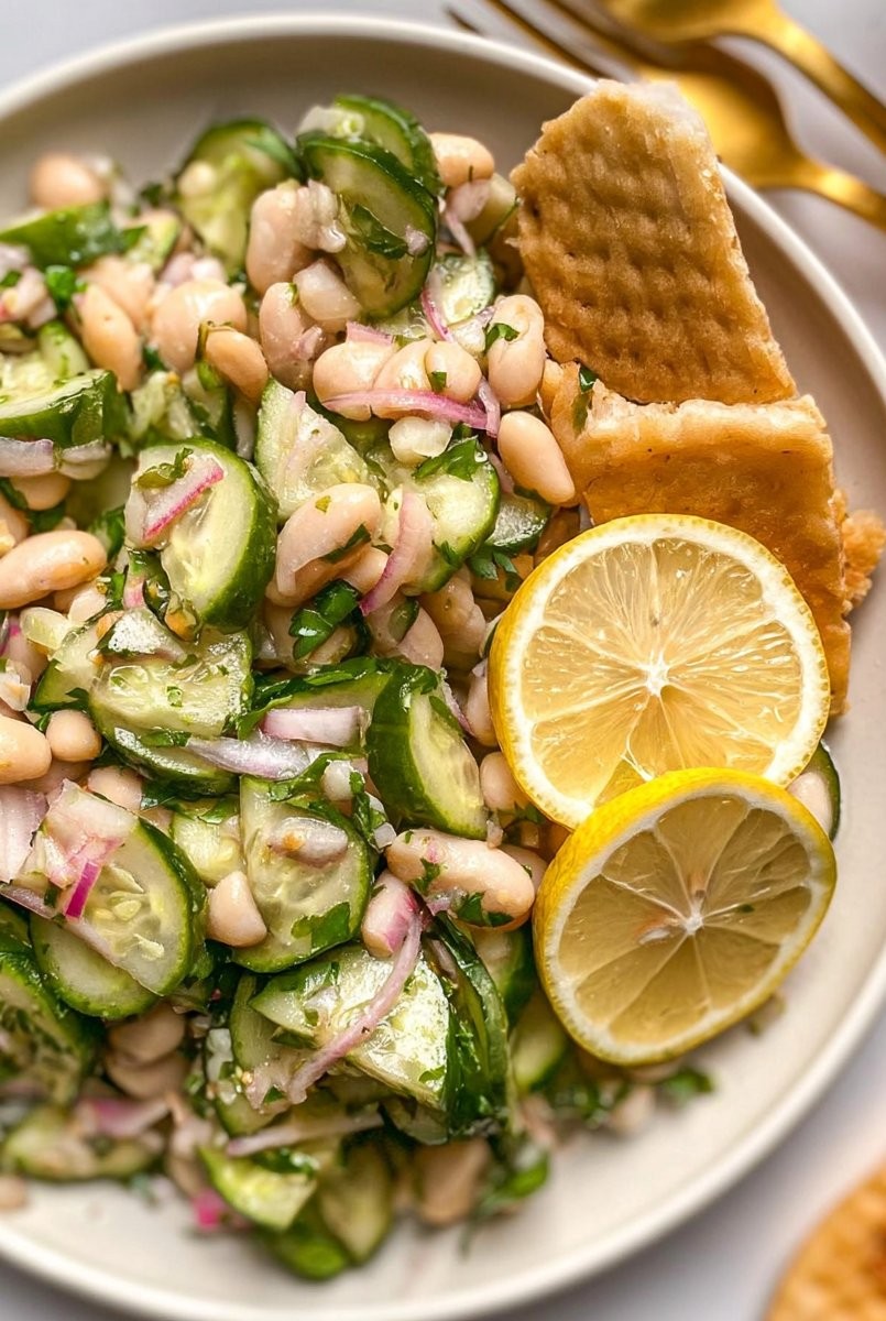 Dilly White Bean Cucumber Salad