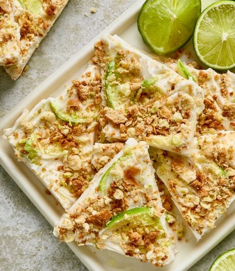 Key Lime Pie Yogurt Bark