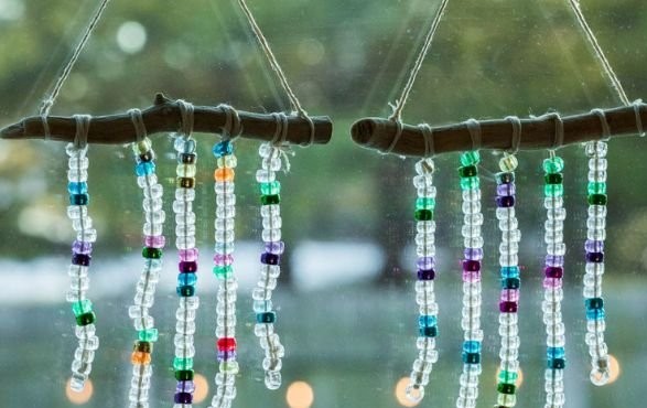 Beaded Suncatchers | Fun Activities for 2nd Graders, DIY Bead Suncatchers for Kids, Craft Class Ideas for Children
