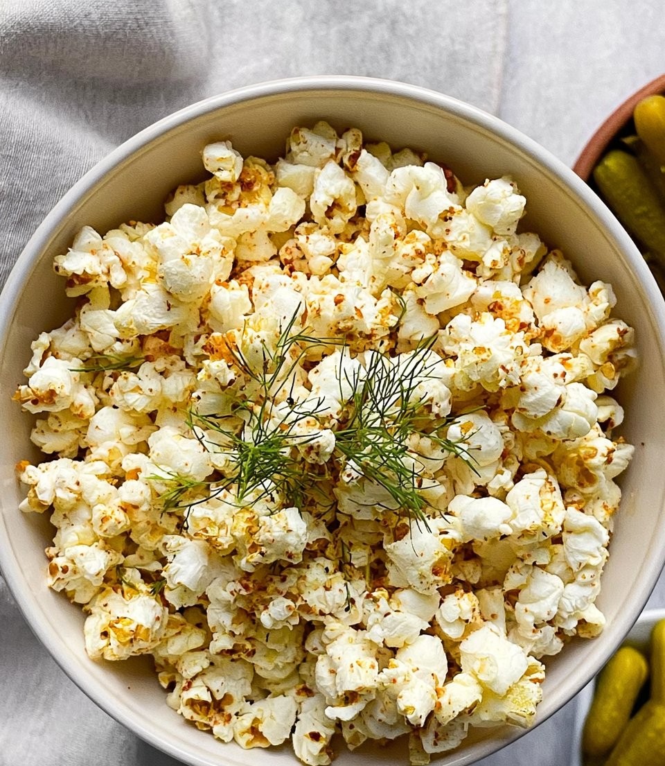 Dill Pickle Popcorn
