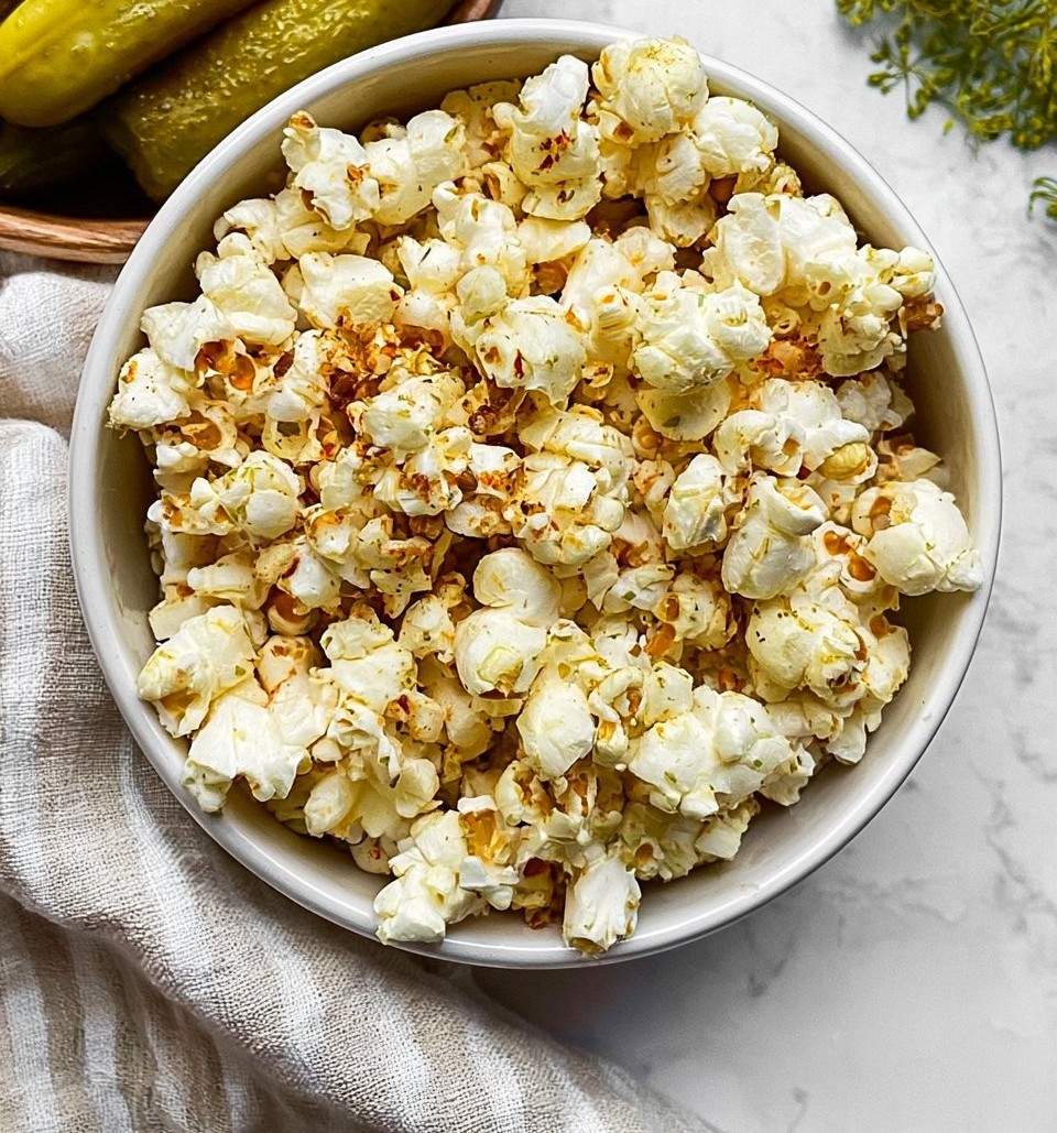 Dill Pickle Popcorn
