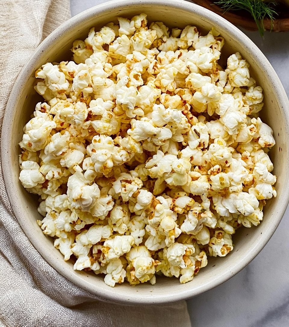 Dill Pickle Popcorn