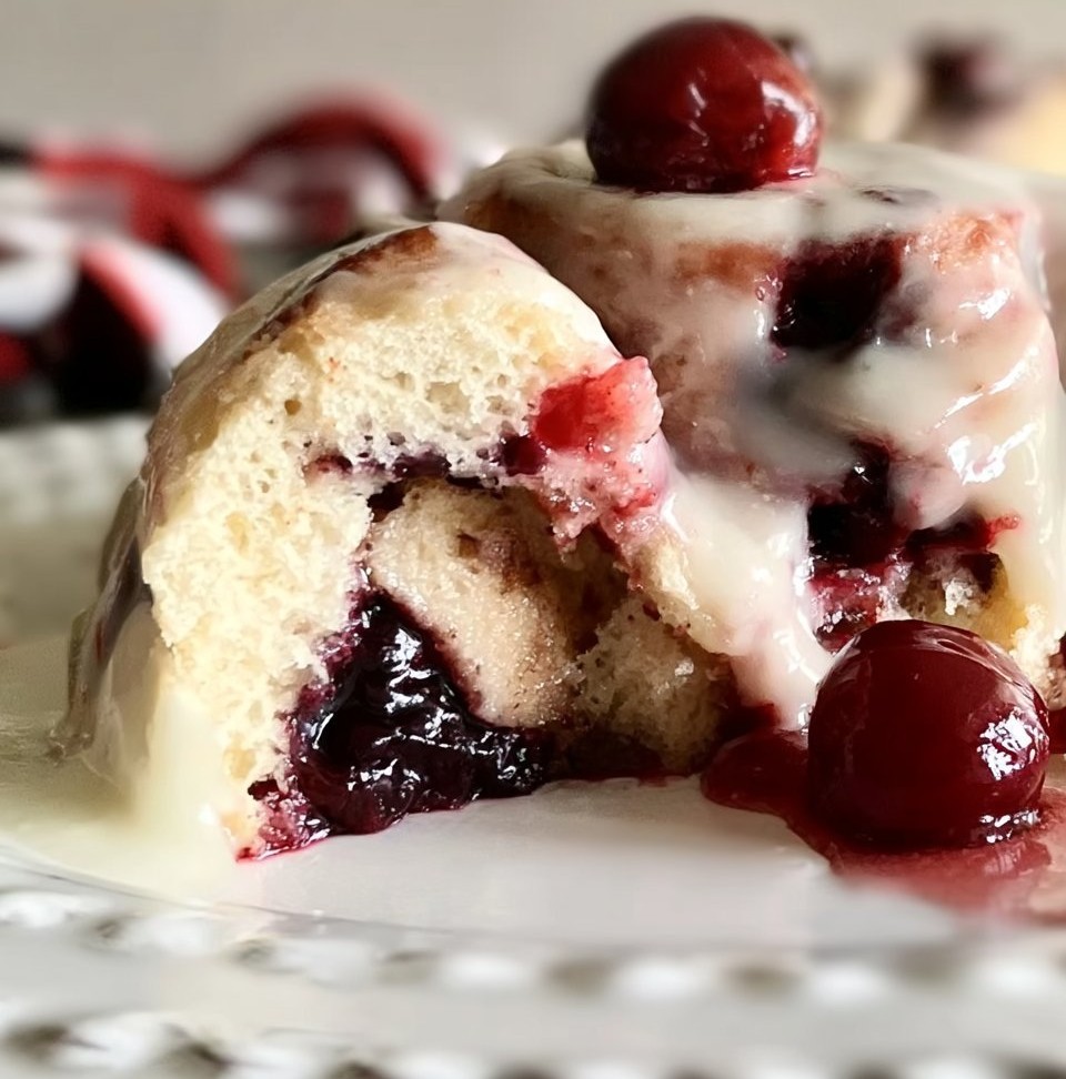 Cherry Cinnamon Rolls