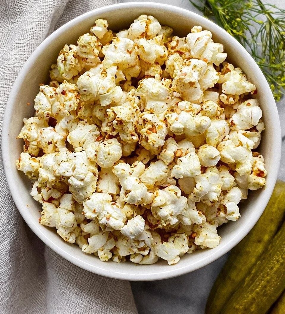 Dill Pickle Popcorn