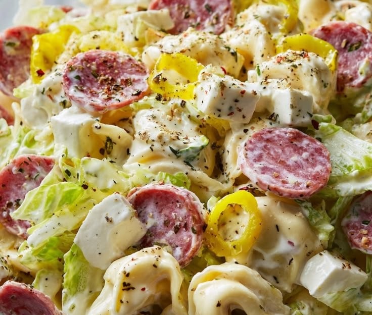 Italian Grinder Tortellini Salad
