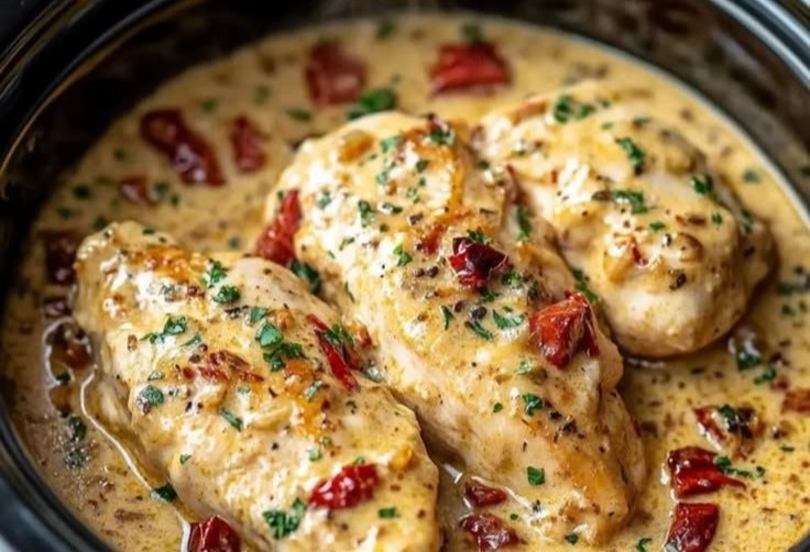 Creamy Crockpot Marry Me Chicken