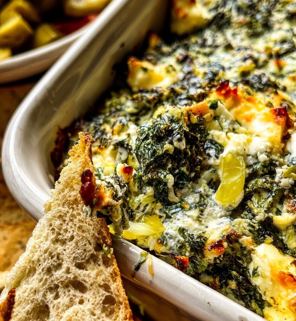Spinach Pepperoncini Feta Dip