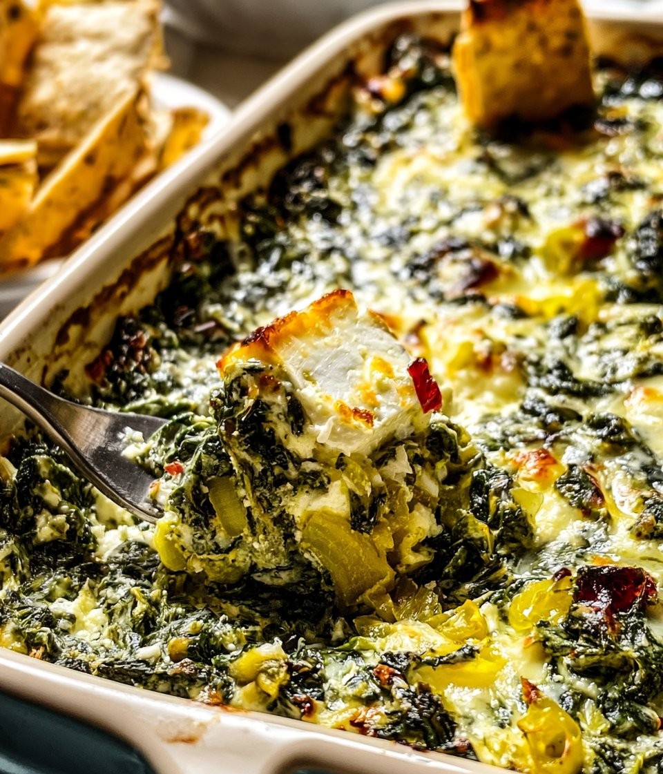 Spinach Pepperoncini Feta Dip