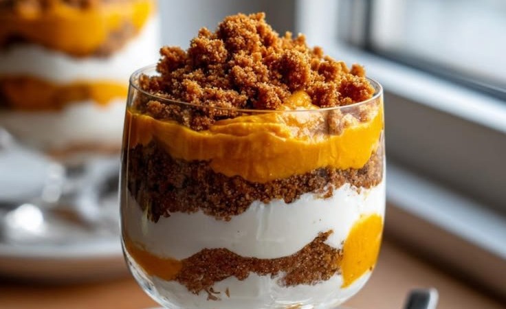 Creamy Pumpkin Cottage Cheese Parfait in Just 10 Minutes