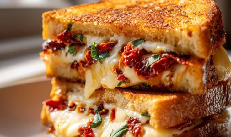 Sun Dried Tomato Grilled Cheese: Melty, Savory Perfection!