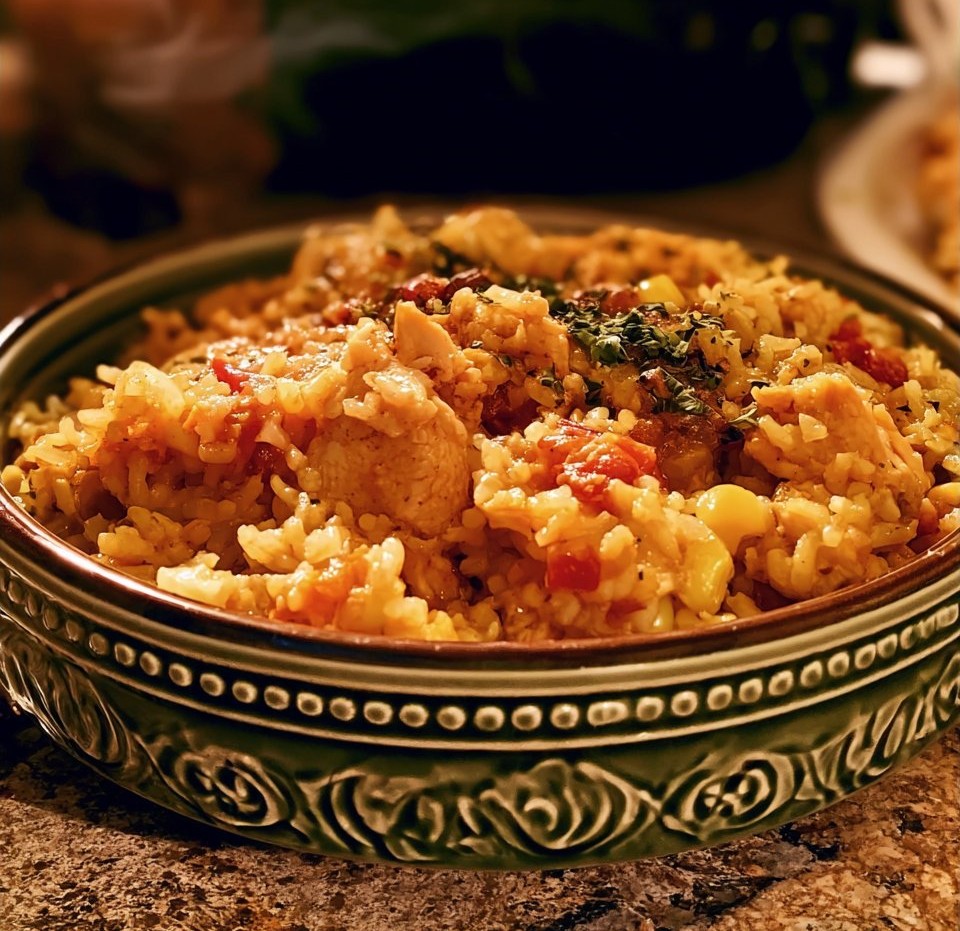 Southwest Crock Pot Chicken and Rice Recipe
