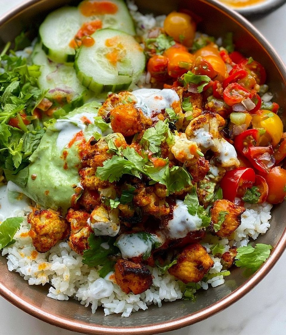Cauliflower Shawarma Bowls