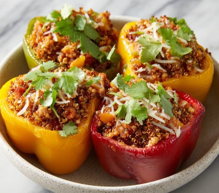 High Protein Unstuffed Peppers