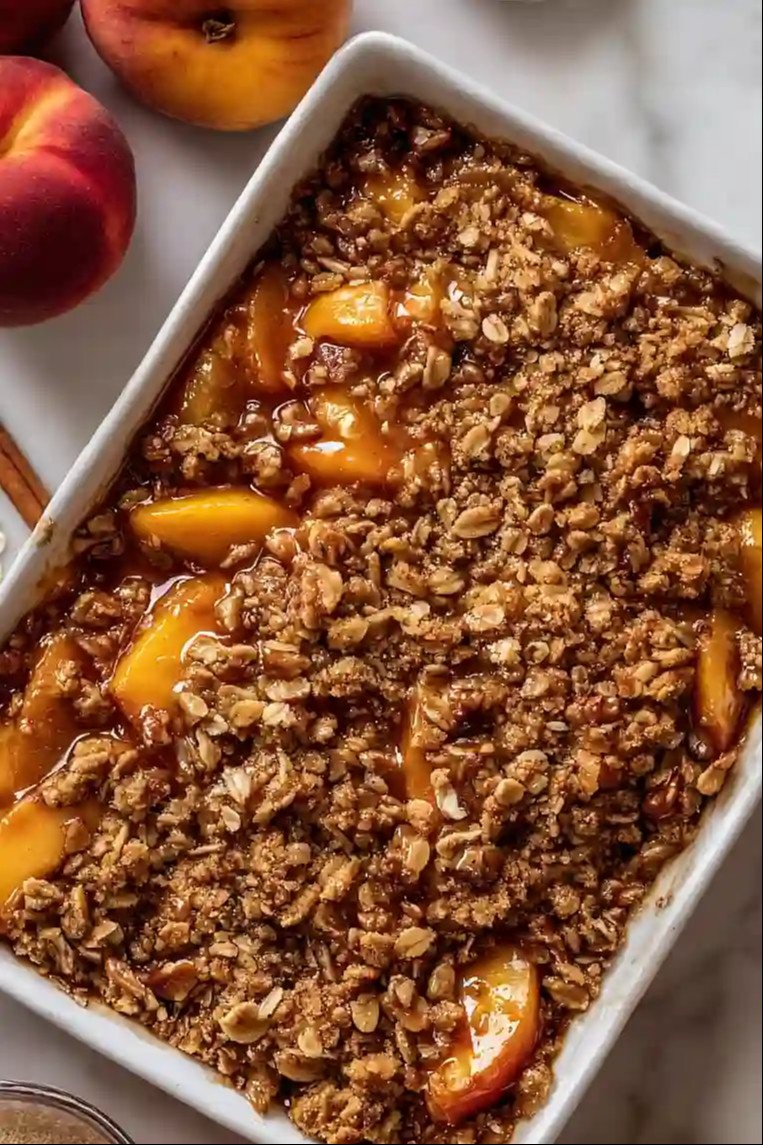 Pecan Bourbon Peach Crisp Best
