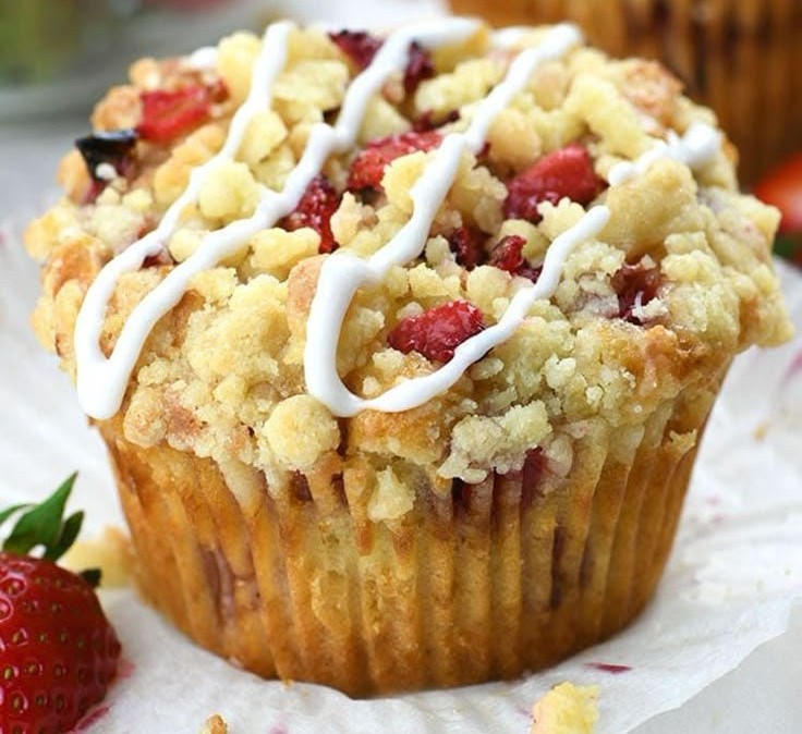 Best Strawberry Cream Cheese Muffins
