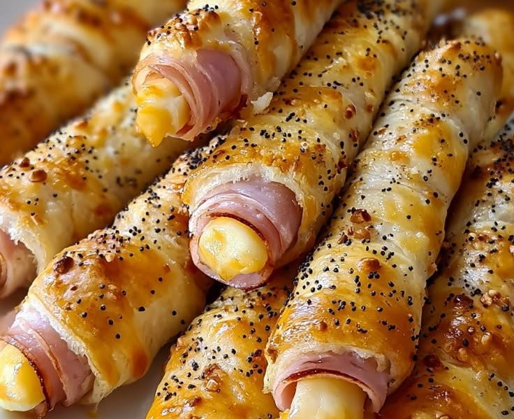 Ham and Cheese Sticks