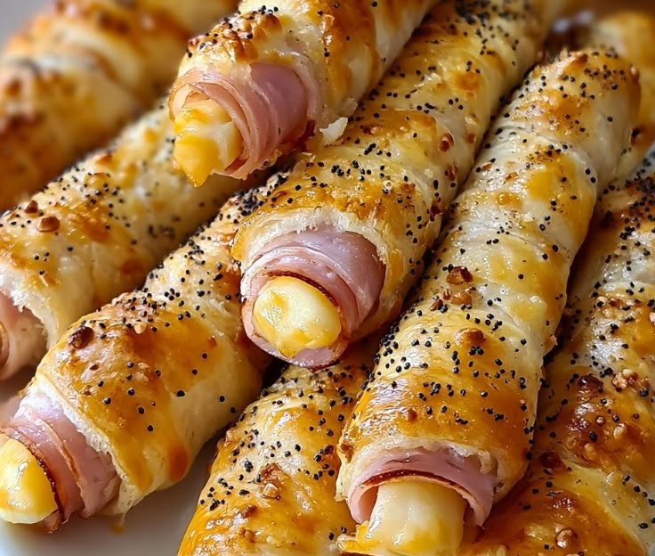 Ham and Cheese Sticks