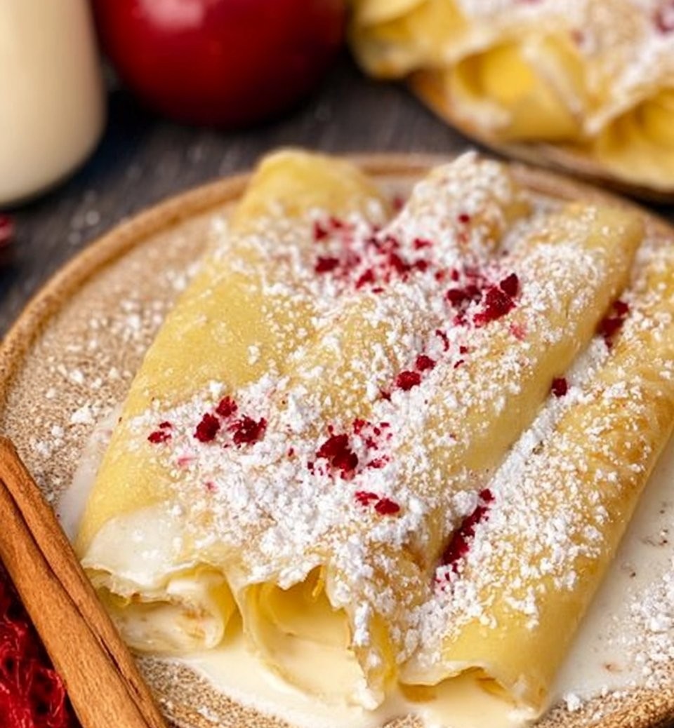 Eggnog Crepes