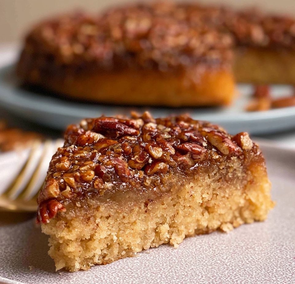 Pecan Upside Down Cake