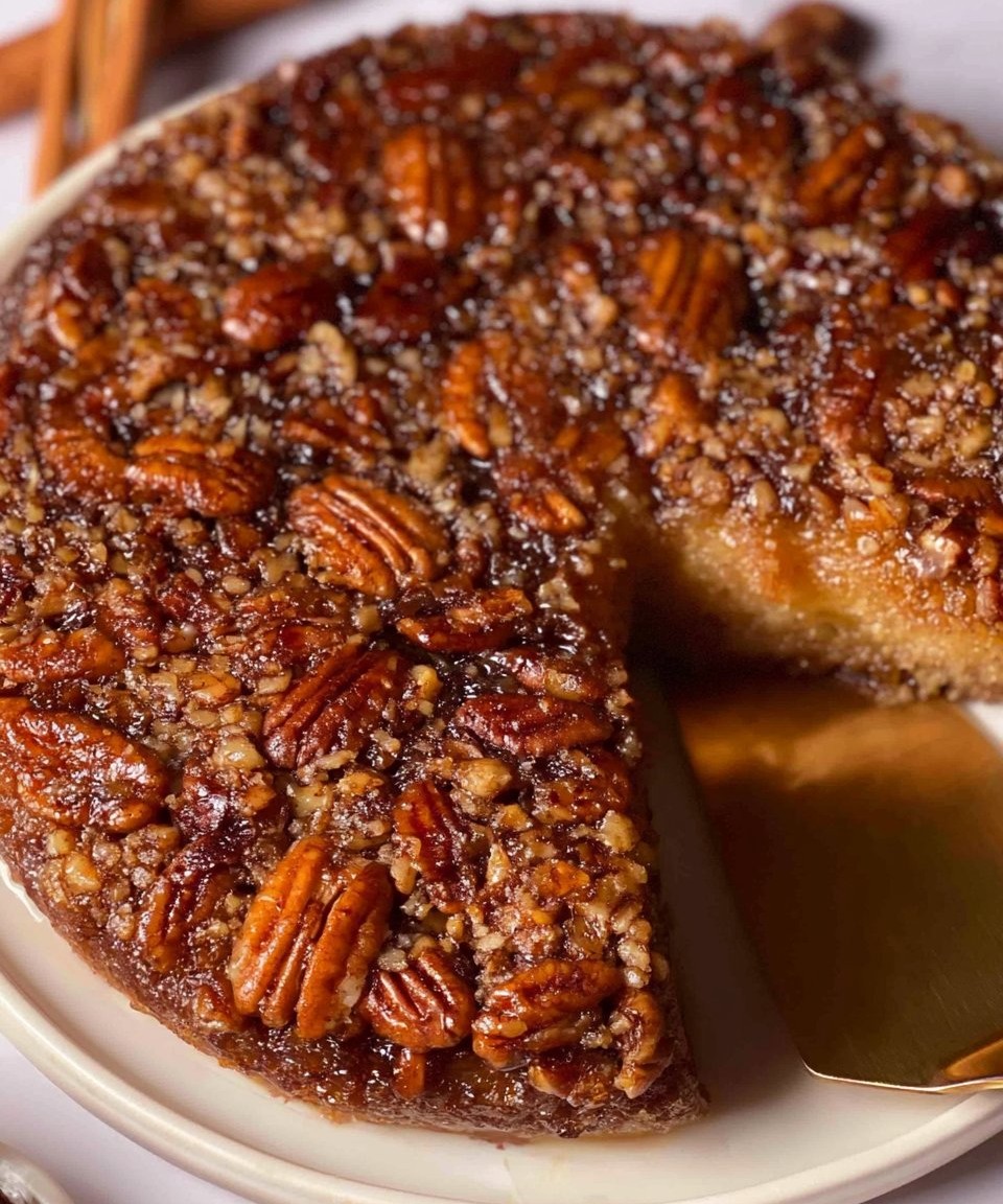 Pecan Upside Down Cake
