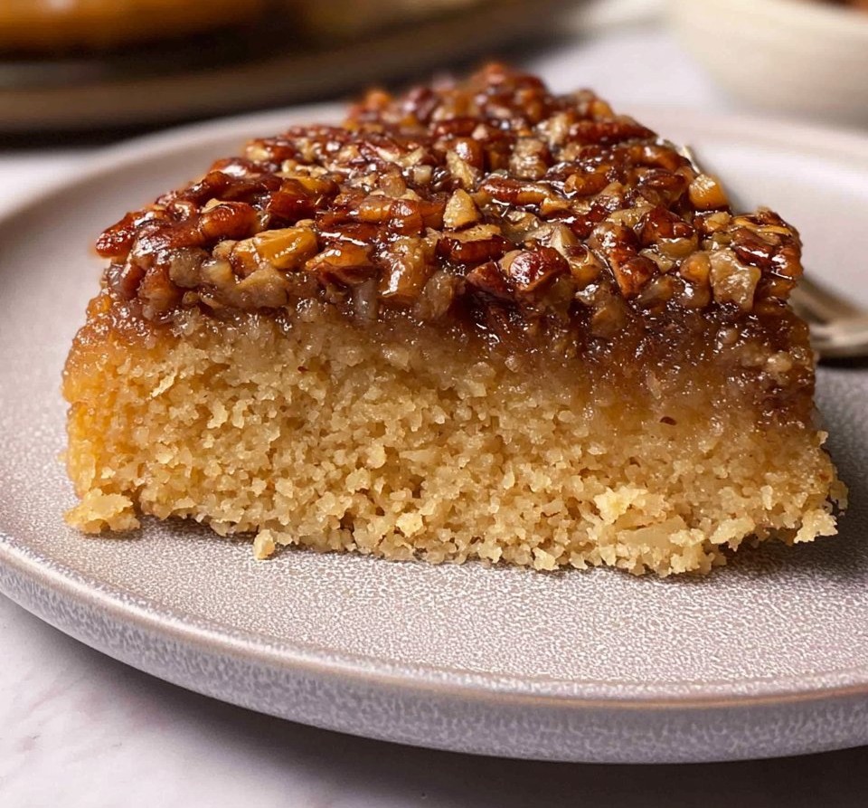 Pecan Upside Down Cake