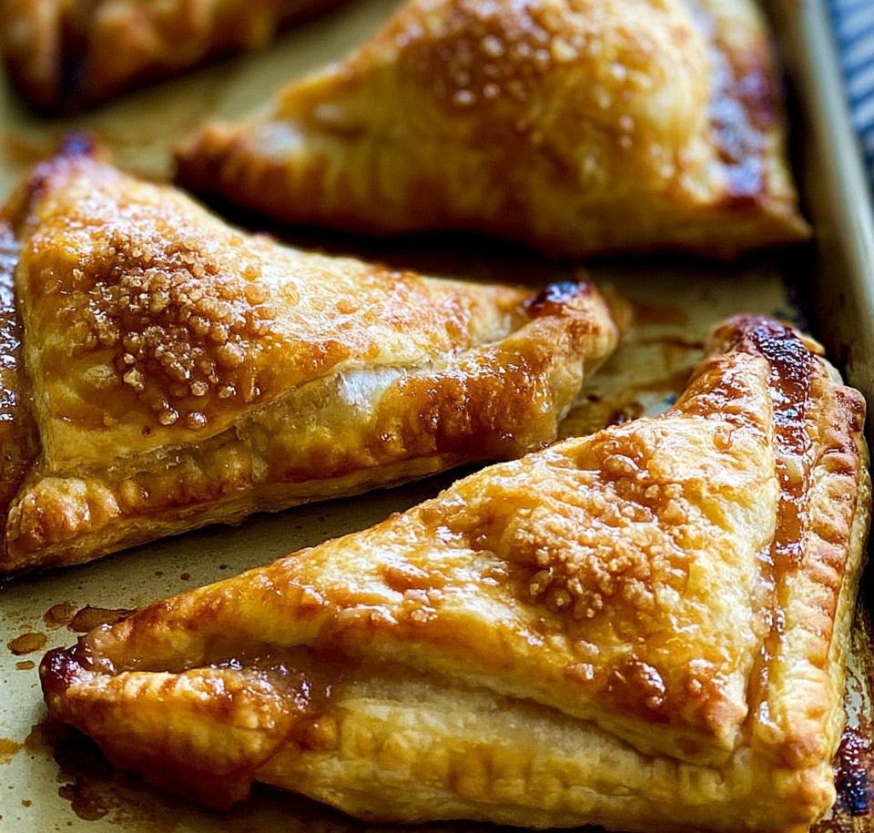 Butterscotch Pear Turnovers