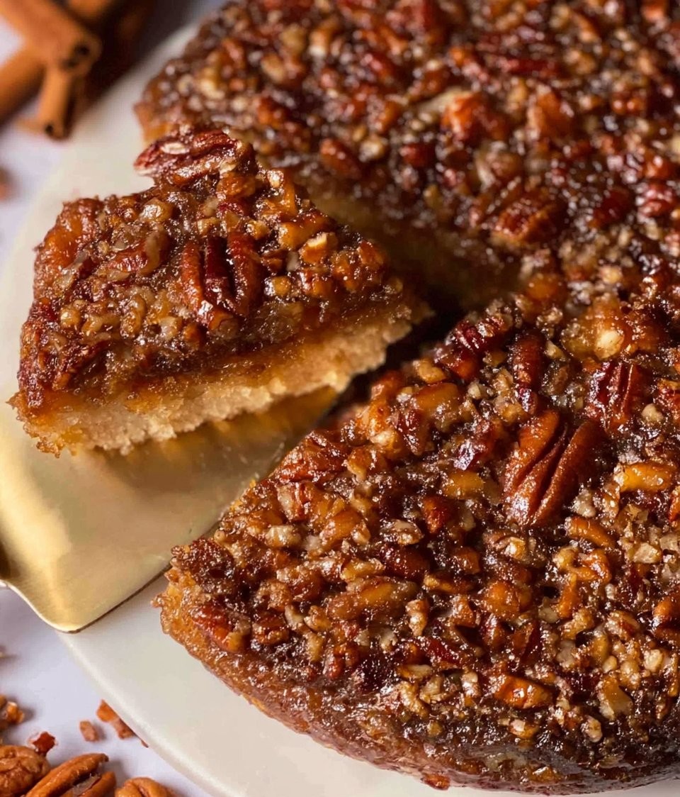 Pecan Upside Down Cake