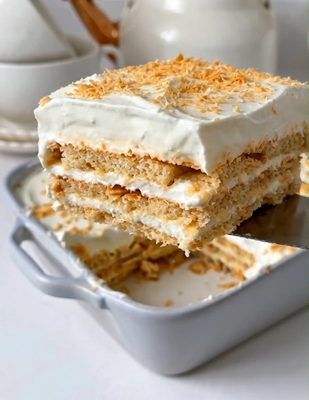 No-Bake Coconut Cake