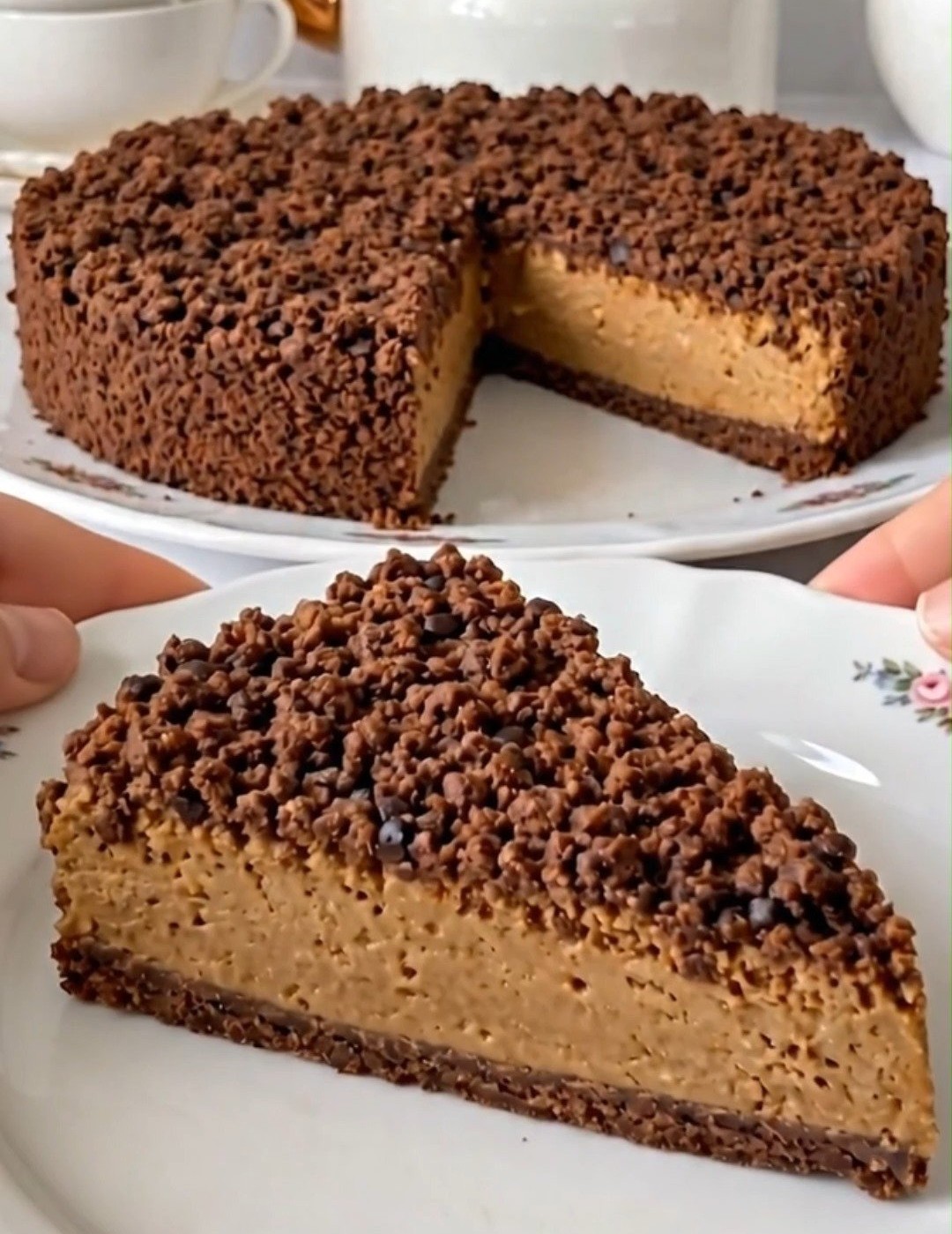 Coffee Crumble Cheesecake