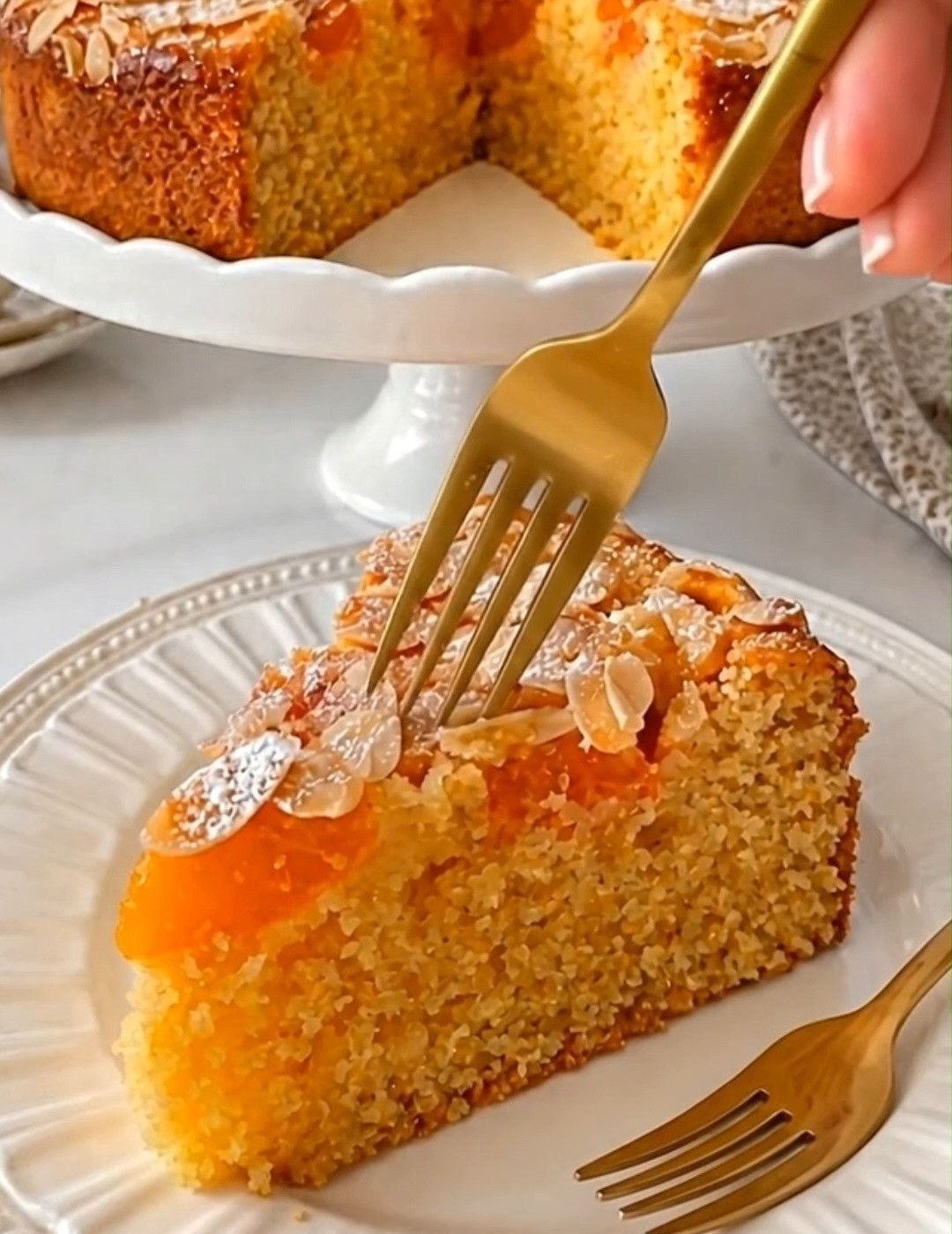 Apricot-Almond Cake