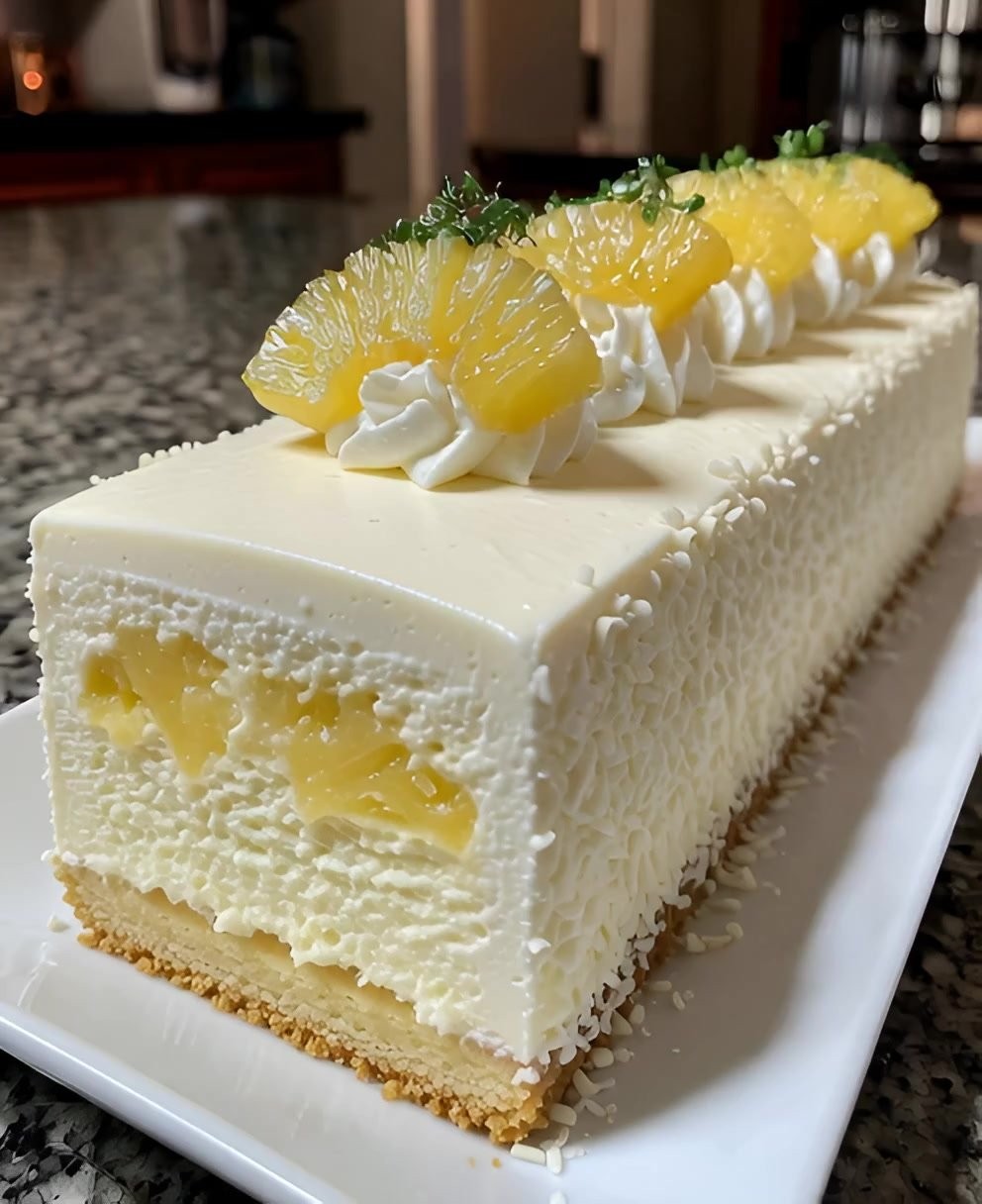 Pineapple Mousse Cake