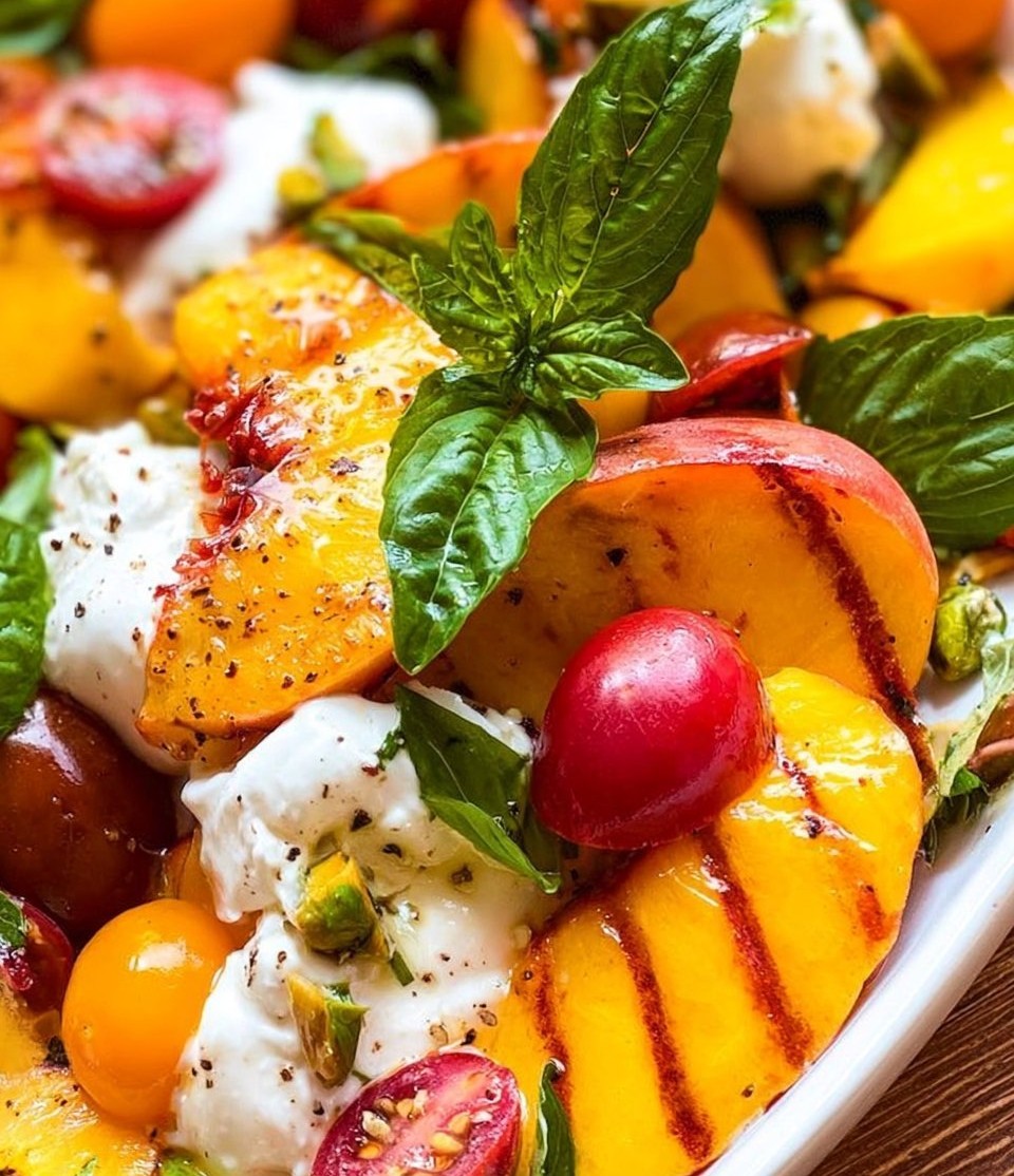 Burrata Peach Salad