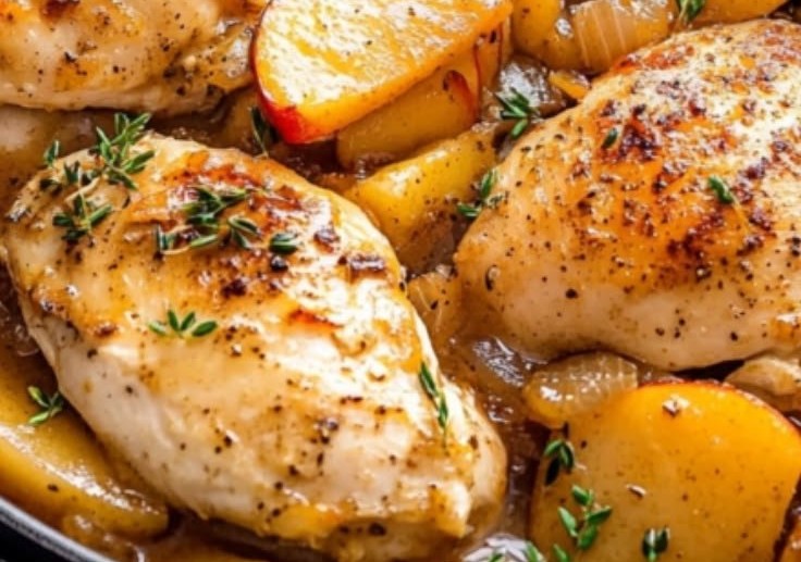 Apple Cider Chicken Skillet