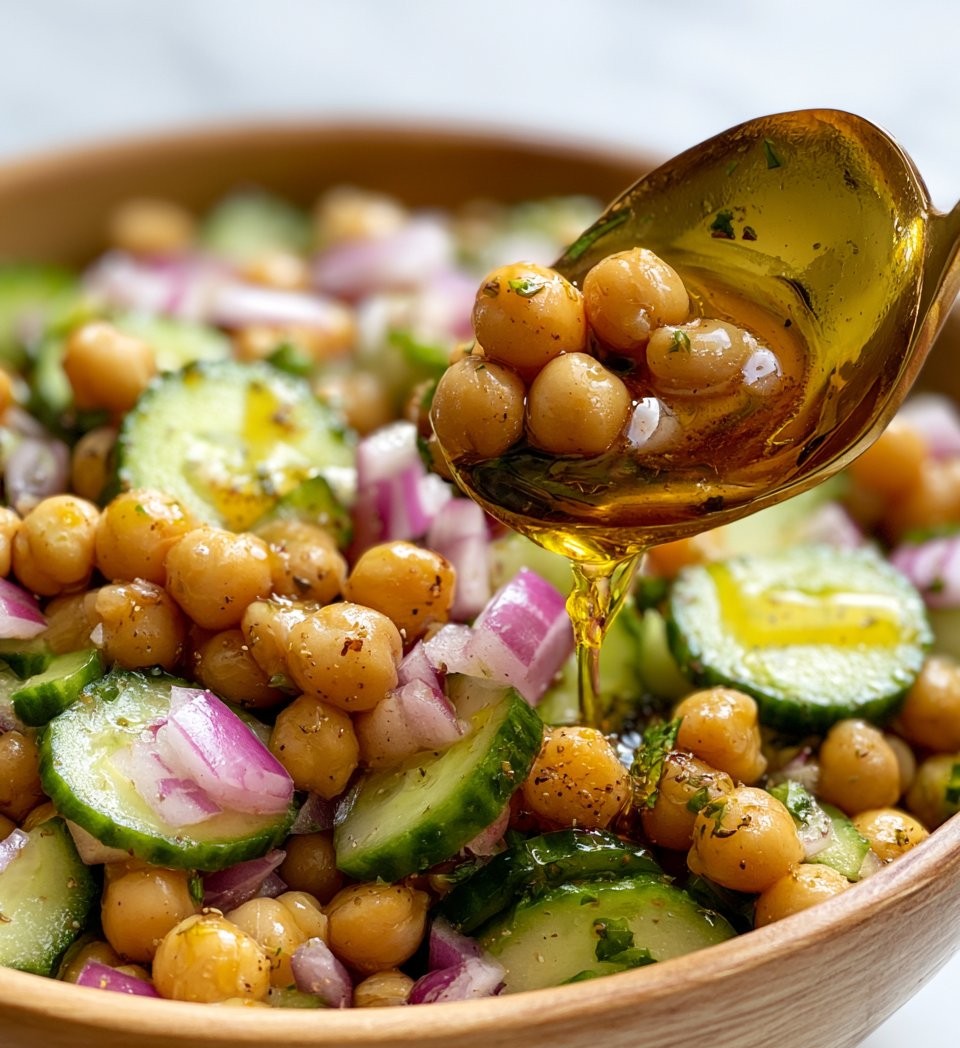 Chickpea Cucumber Salad