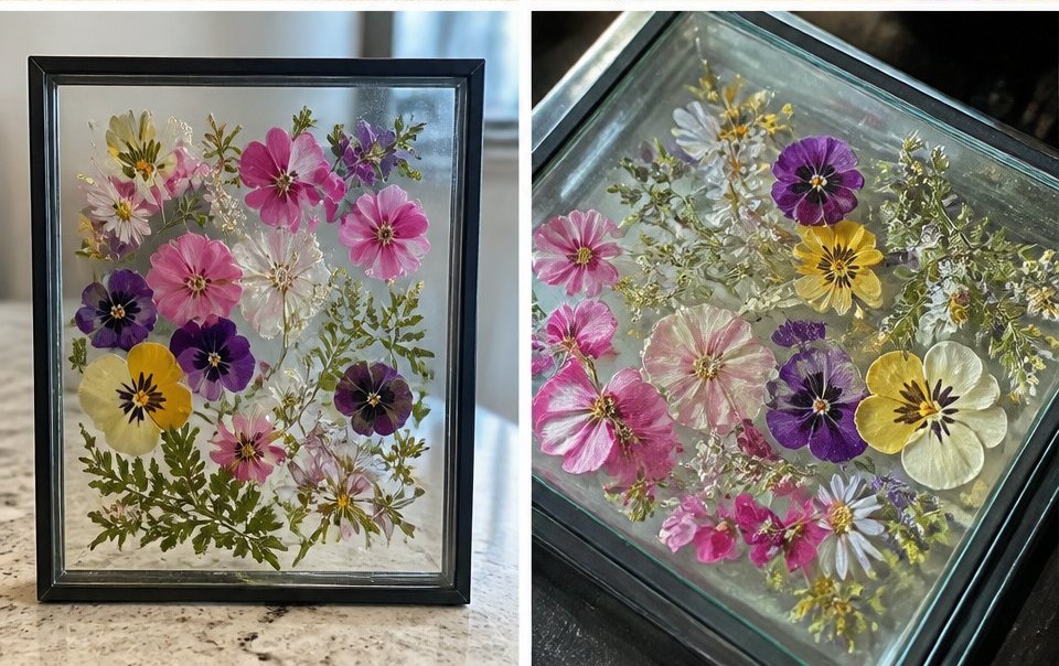 Floating Flower Frame