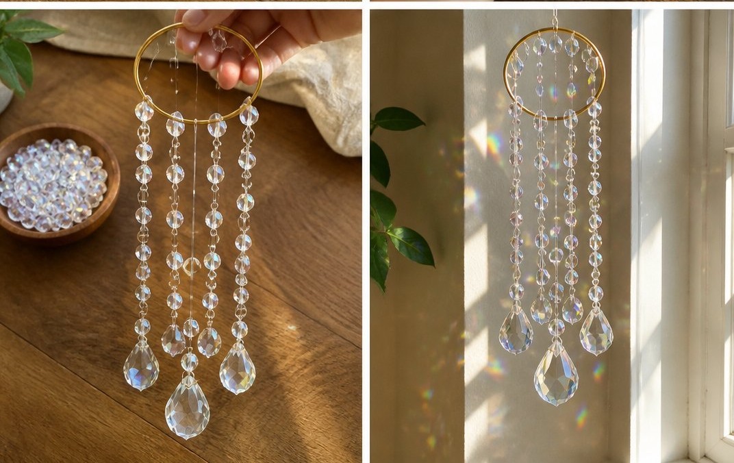 Hanging Crystal Light Catcher 15 Hanging Crystal Light Catcher