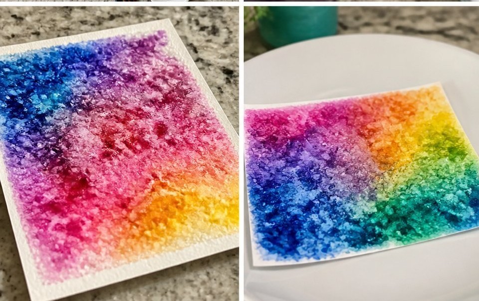 Salt Firework Painting 16 Salt Firework Painting