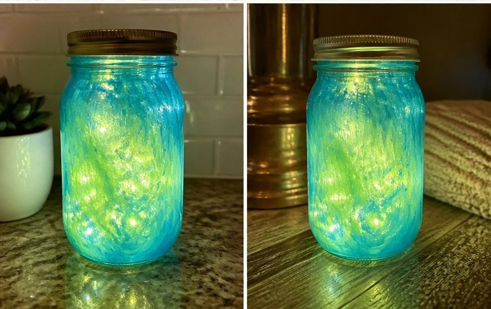 Glow-in-the-Dark Firework Jar