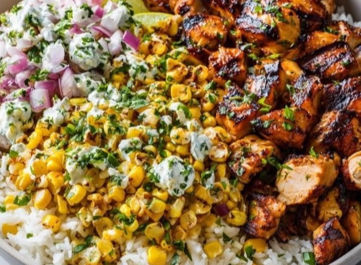 Grilled Chicken Qdoba Bowl