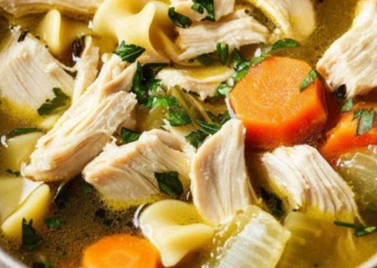 Panera-inspired Chicken Noodle Soup