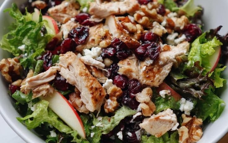 Apple Cranberry Chicken Salad: Sweet, Savory & Simple Delight